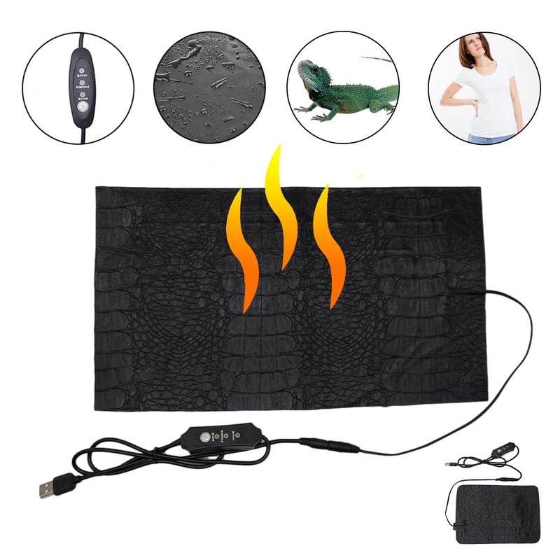 Electric Blanket Heated - USB Pet Heating Pad Terrarium Reptile