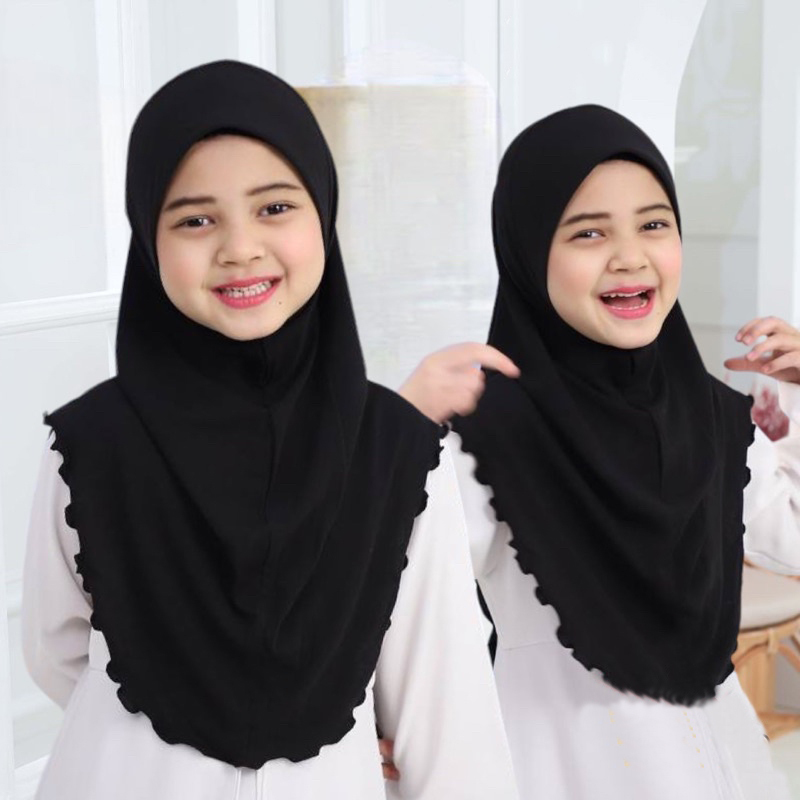 Home Textiles Store - H120a big girls plain hijab hats