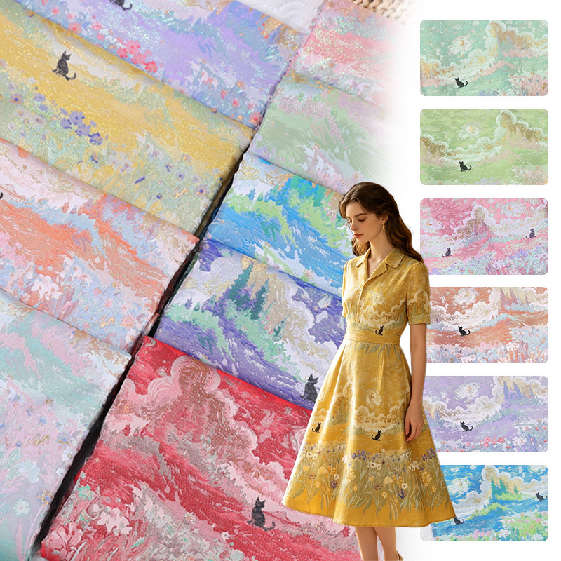 Home Textiles Trends - National Trend Golden Jacquard Brocade Fabric