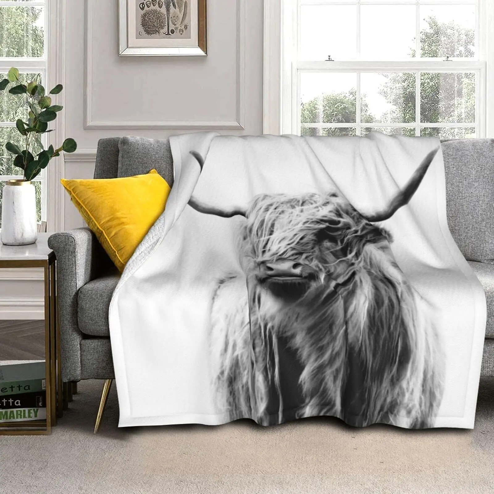 Highland Cow Blanket Animal Be - Highland Home Textiles review and price
