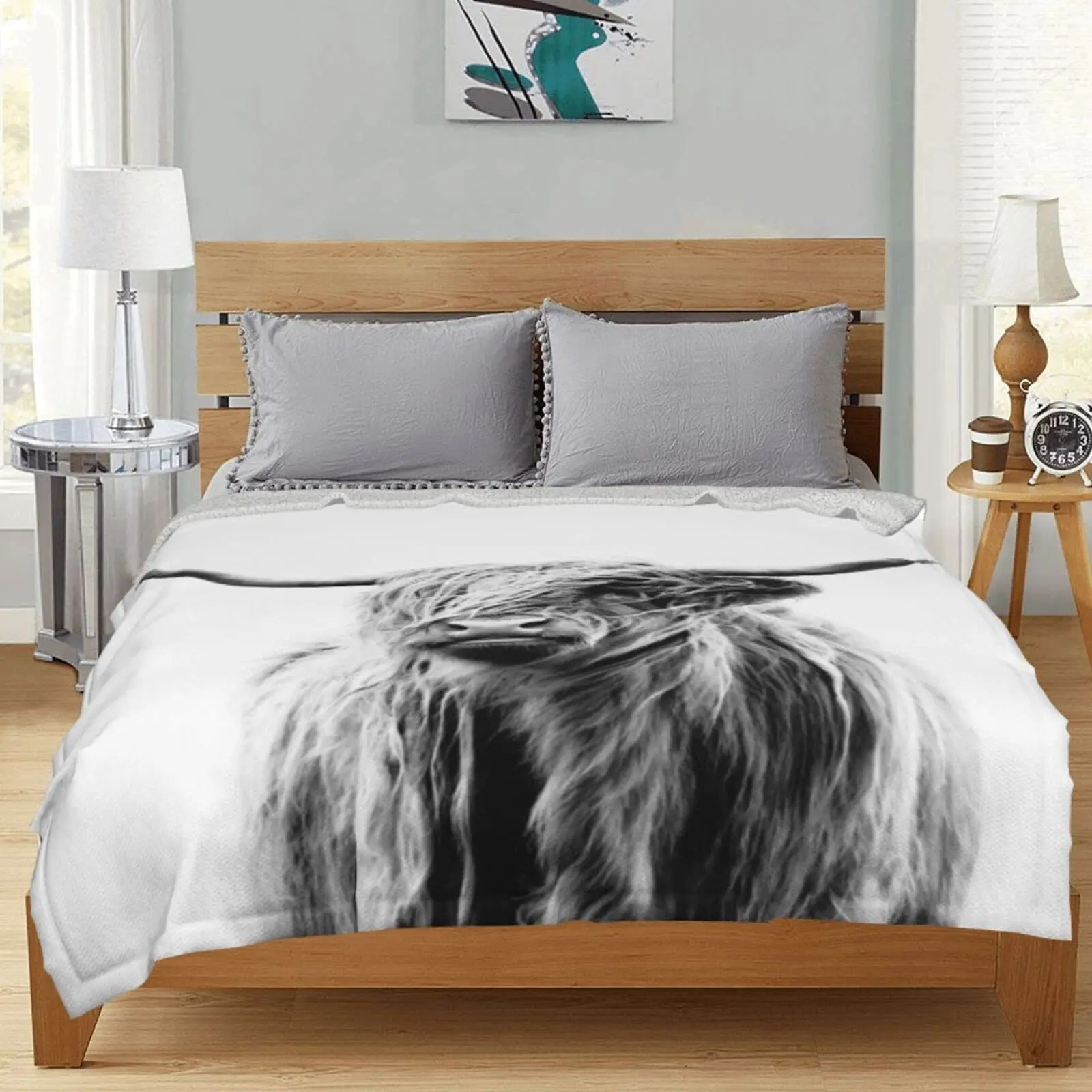 Highland Cow Blanket Animal Be - Highland Home Textiles review and price