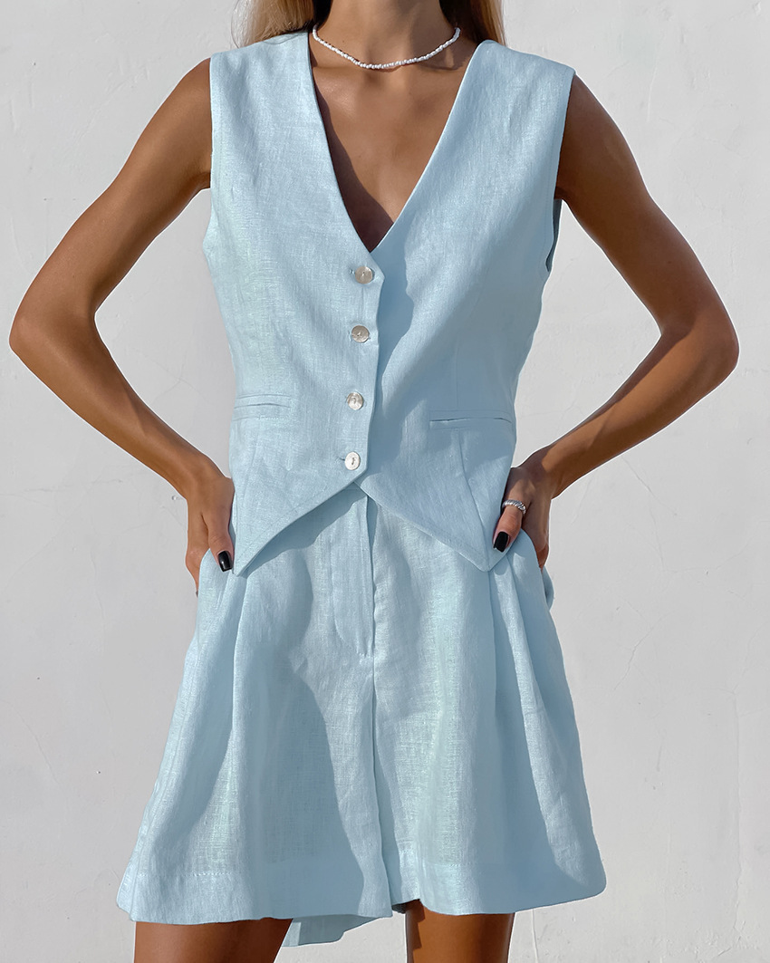2025 New Suit Vest + Shorts Se - Home Textiles Store review and price