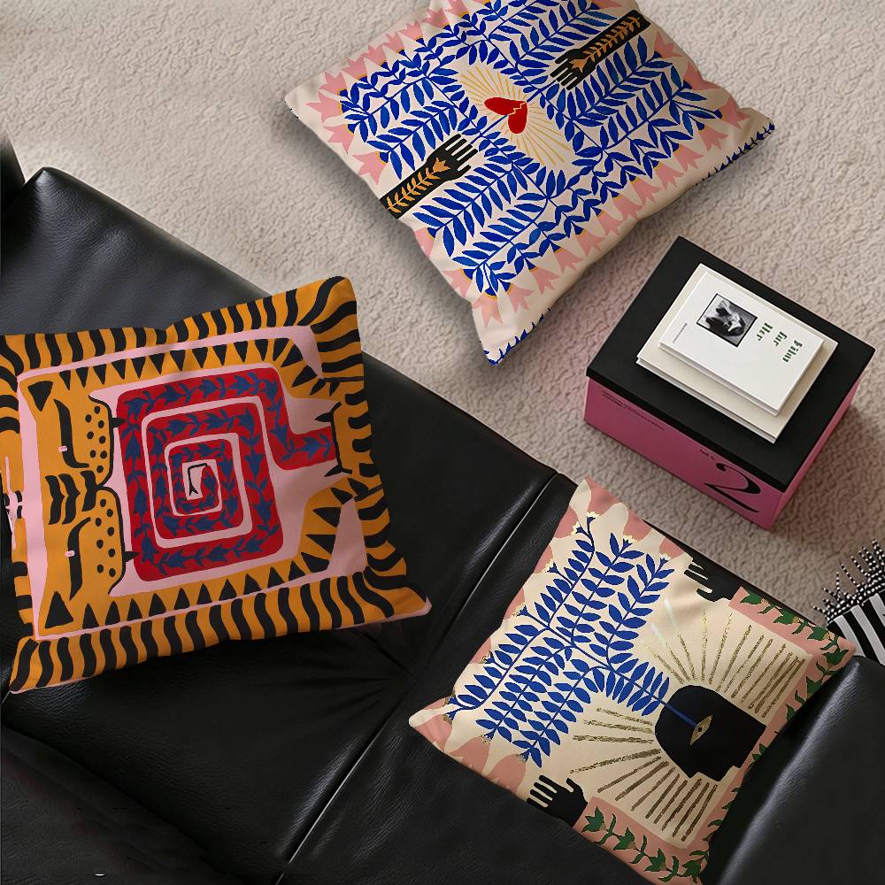 Egypt Colorful Abstract Tiger  - Home Textiles Egypt review and price