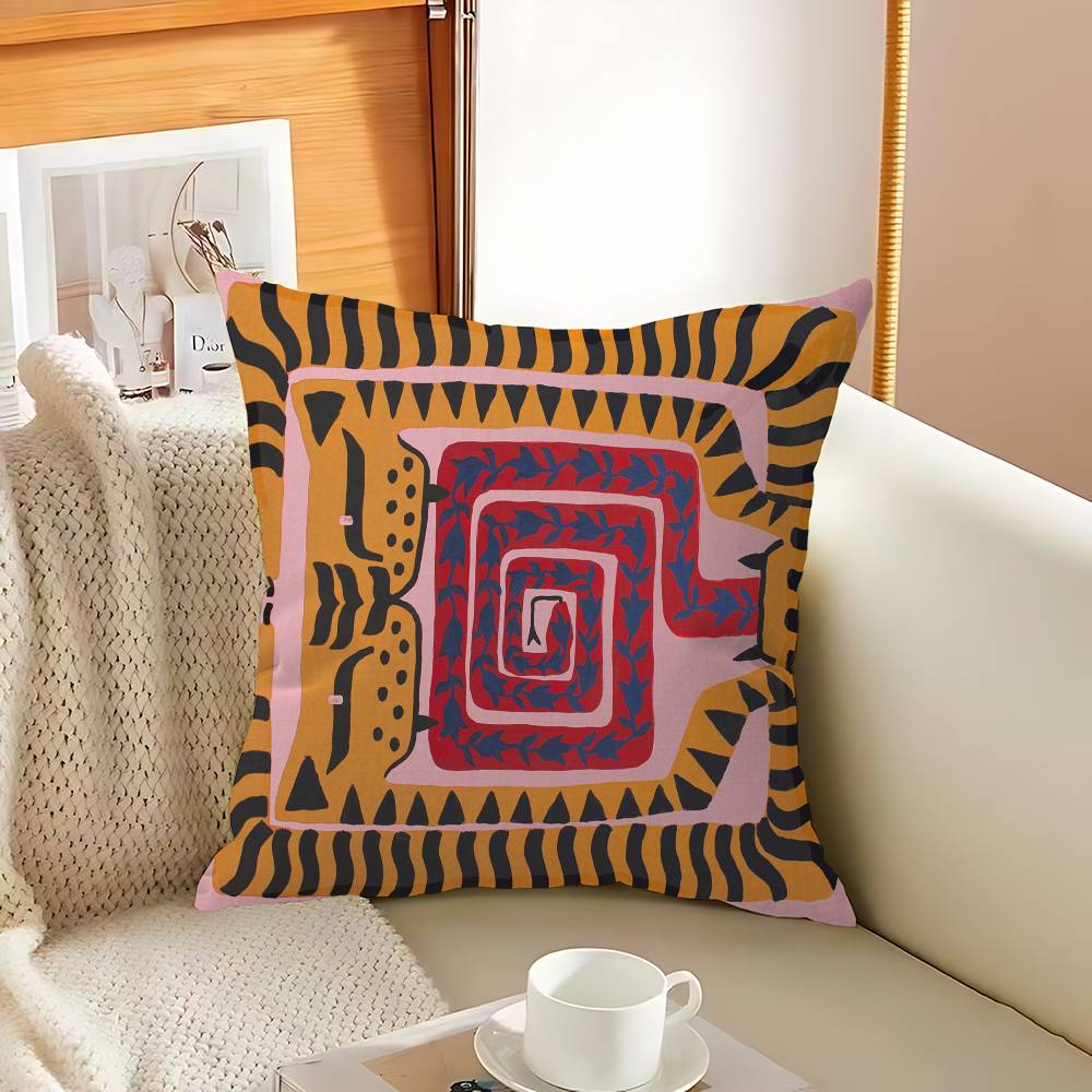 Egypt Colorful Abstract Tiger  - Home Textiles Egypt review and price