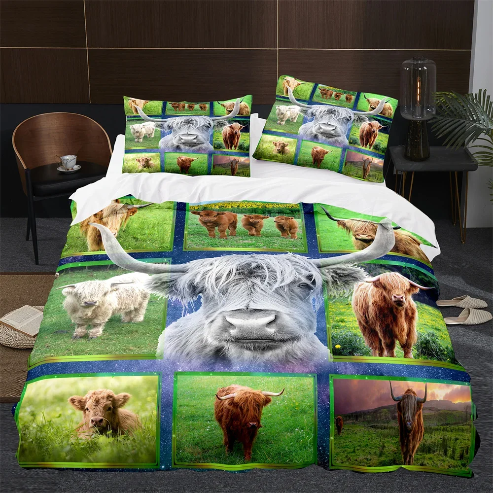 Highland Cow Cattle Farmhouse  - Highland Home Textiles review and price