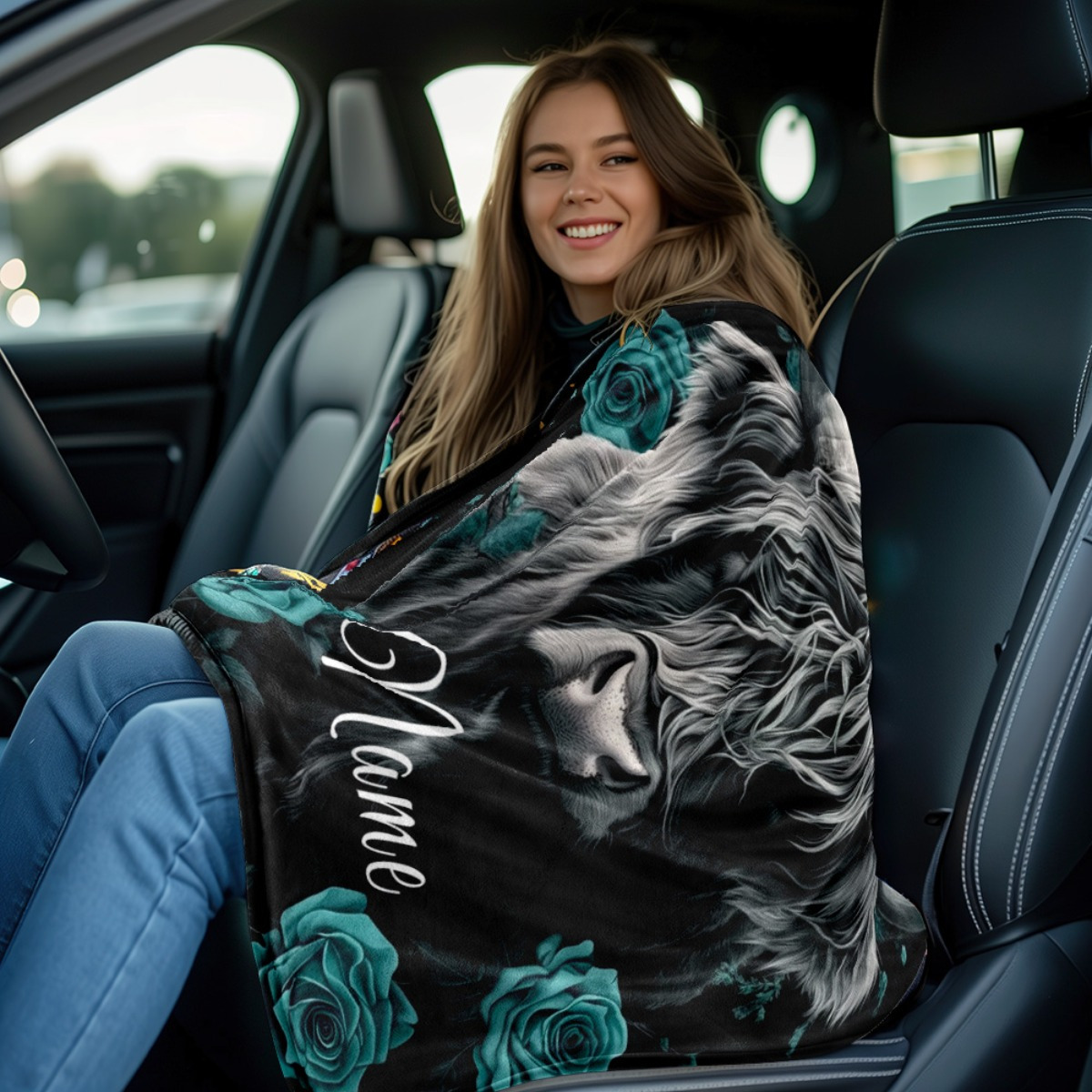 Personalized Highland Cow Blan - Highland Home Textiles review and price