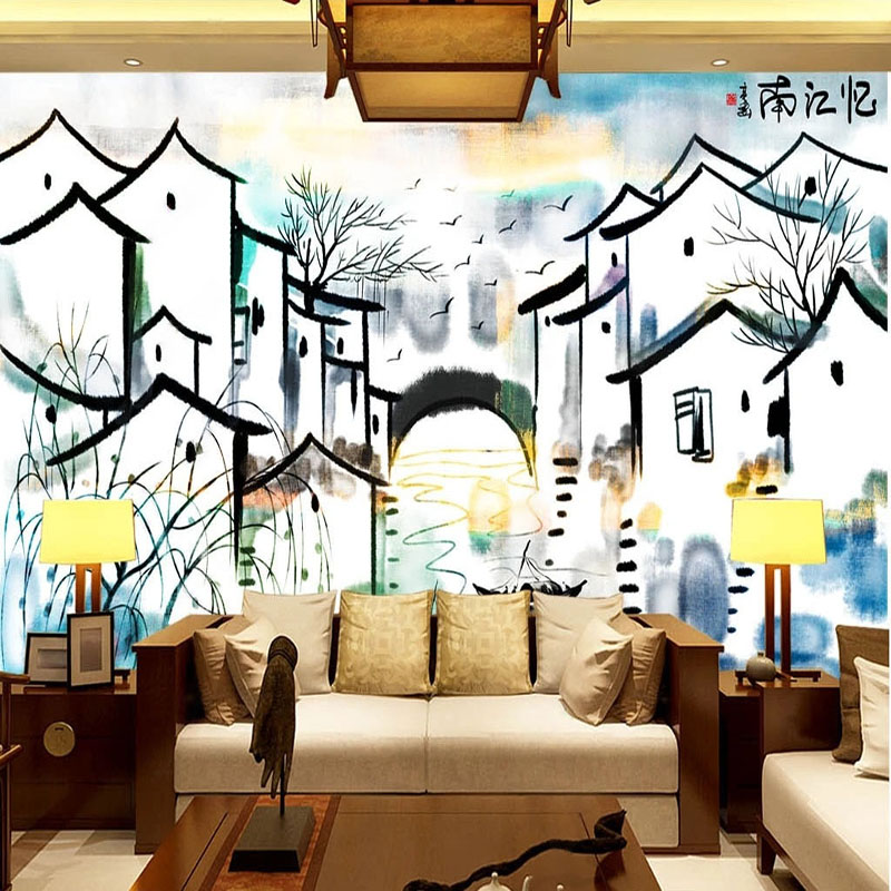 Custom Mural Wallpaper Chinese - Home Textiles City review and price