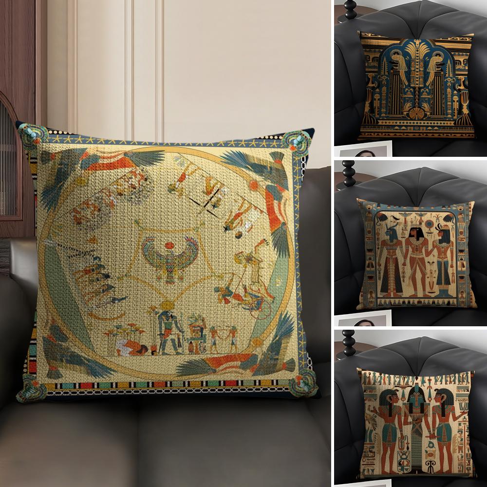 Egypt Pharaoh Pattern Pillow C - Home Textiles Egypt review and price