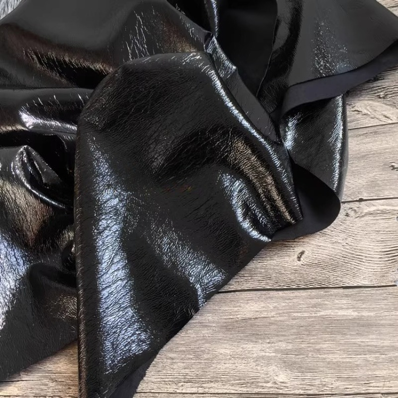 Pure Black Texture PU Leather  - Home Textiles Wholesale review and price