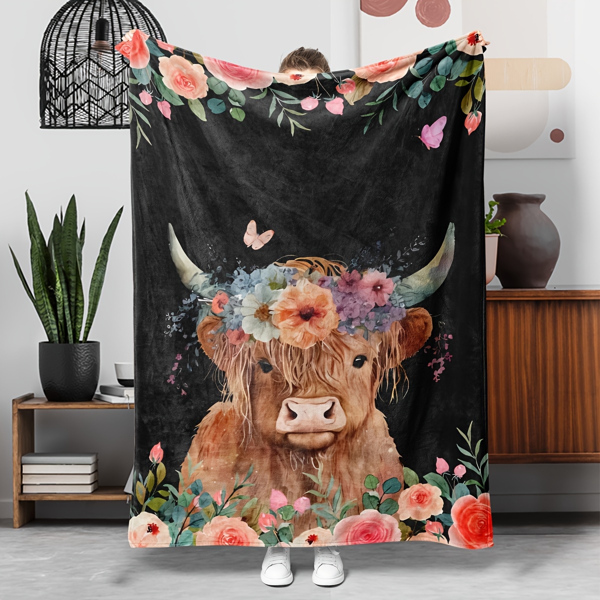 Flannel Throw Blanket: Adorabl - Highland Home Textiles review and price