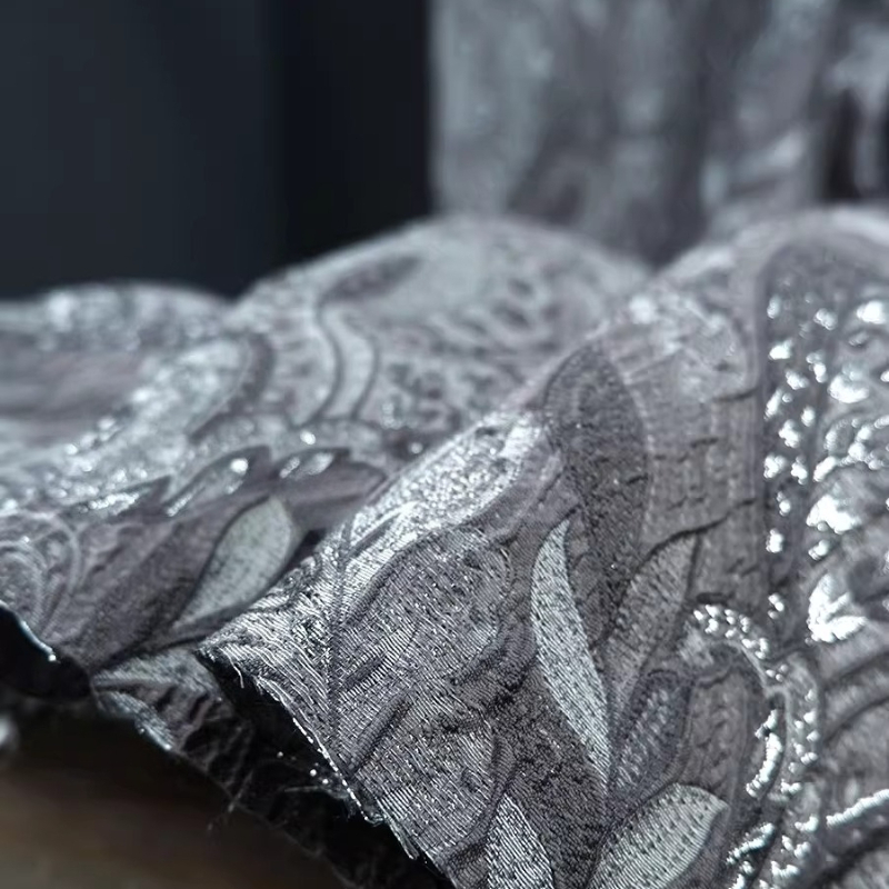 Gray Court Style Shiny Jacquar - Home Textiles Curtains review and price
