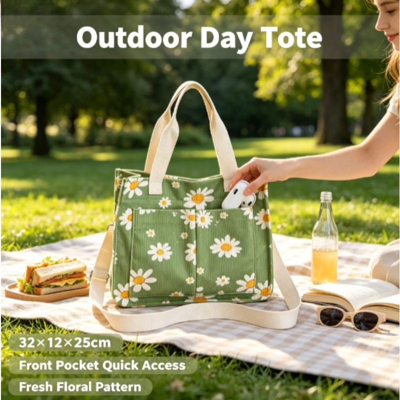 Fashion Corduroy Eco Bag, Larg - Home Textiles Store review and price
