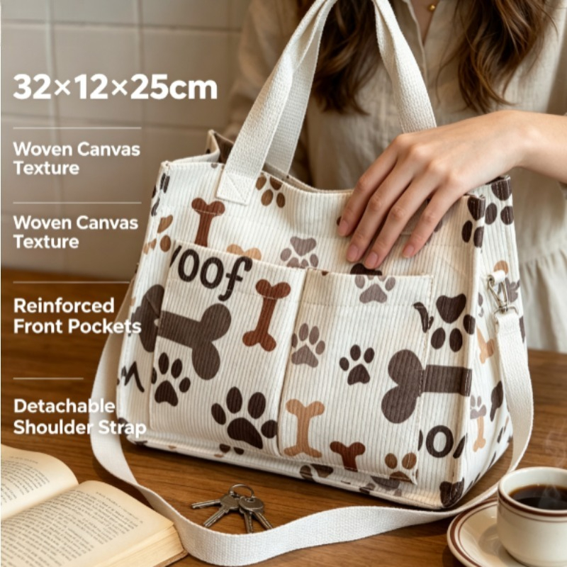 Fashion Corduroy Eco Bag, Larg - Home Textiles Store review and price