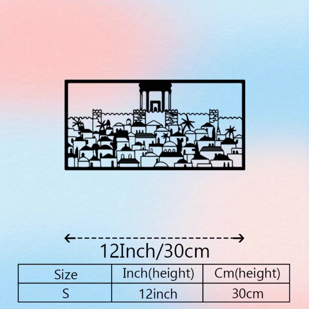 CIFBUY Metal Wall Art Jerusale - Home & Hotel Textiles Private Limited review and price