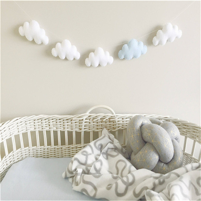 Nordic Felt Cloud Garlands Str - Home Textiles Curtains review and price